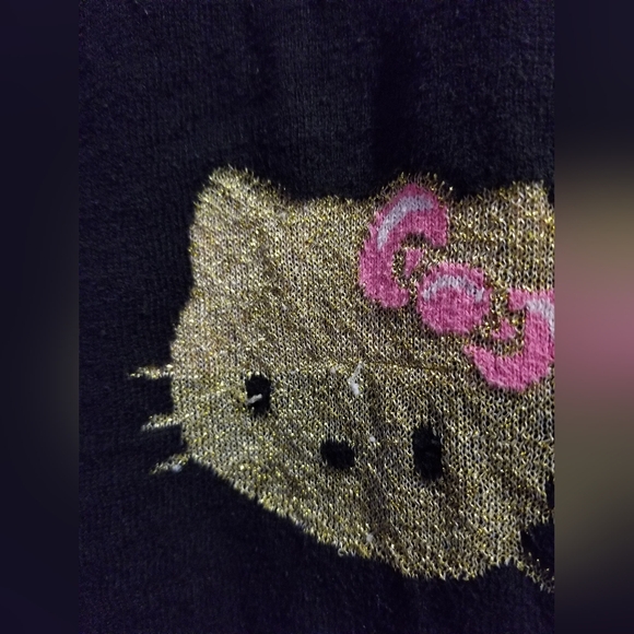 Sanrio Black and Gold Hello Kitty Sweater - Picture 8 of 11